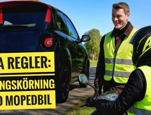 AM-utbildningen uppdateras snart får du övningsköra med mopedbil