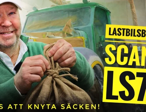 Lastbilsbygget – Slutfasen! Nu knyts säcken