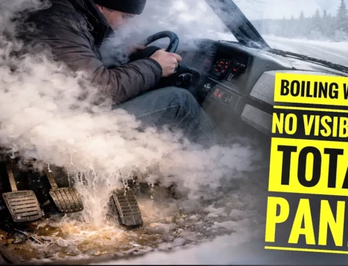 Rökfylld kupé i 70 km/h – Marcus kastar sig ur 740:n i –30°